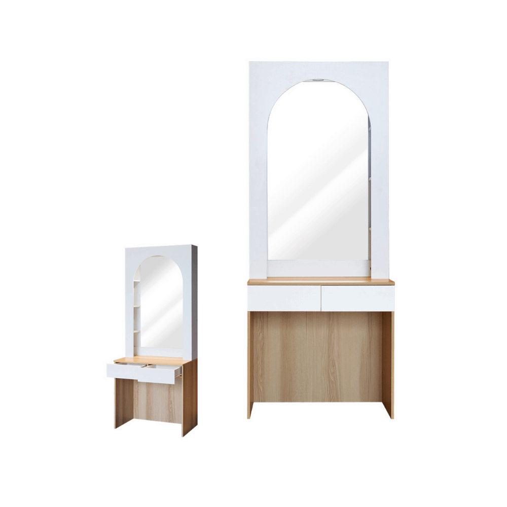 ชุดห้องนอน 6 ฟุต WISDOM DESIGN FURNITURE รุ่น ARISTA 12 สี แอช/ขาว_3